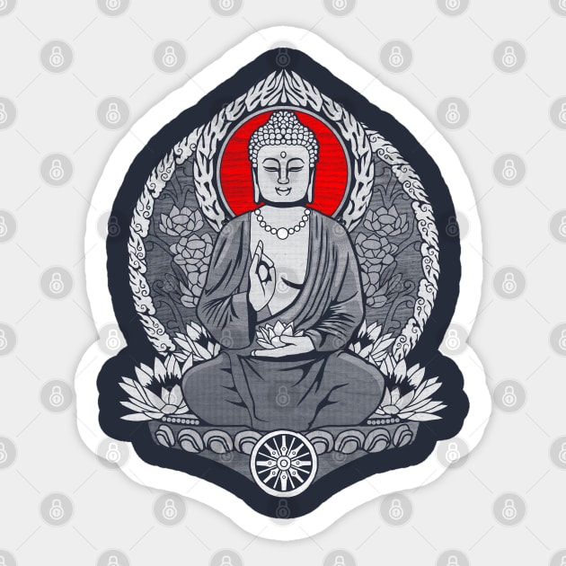 SIDDHARTHA GAUTAMA BUDDHA SUNRISE Sticker by GAz